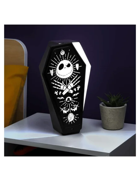 Lámpara 3D Ataúd Pesadilla Antes de Navidad 23,5 cm