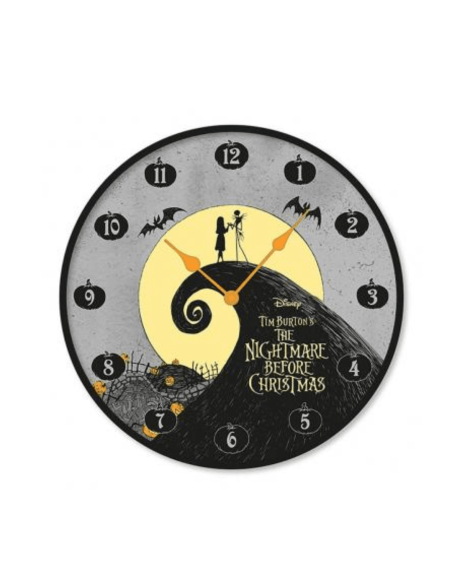 Reloj de pared Disney Pesadilla antes de Navidad Silueta