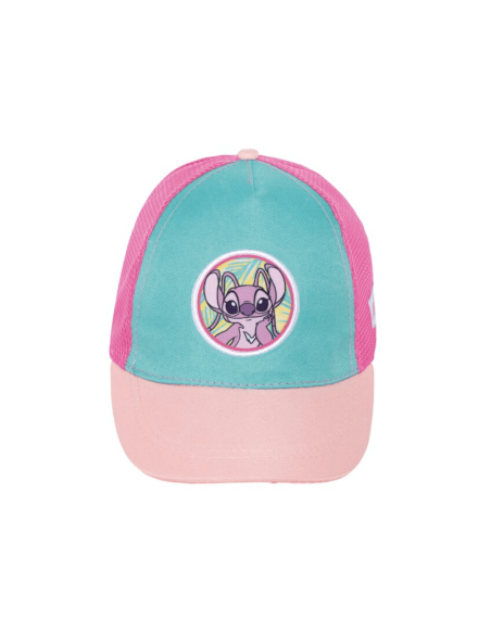 Gorra de poliéster de rejilla con bordados de Angel Stitch