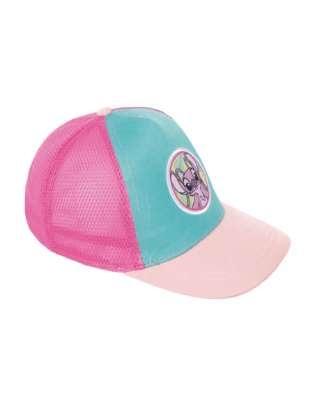 Gorra de poliéster de rejilla con bordados de Angel Stitch