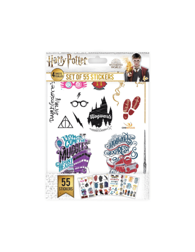 Set de pegatinas Harry Potter varios
