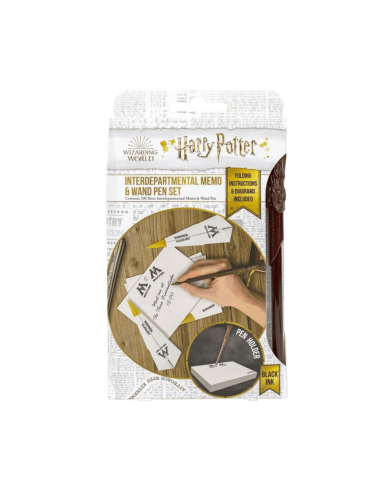 Set de Papelería Harry Potter Memos y Varita