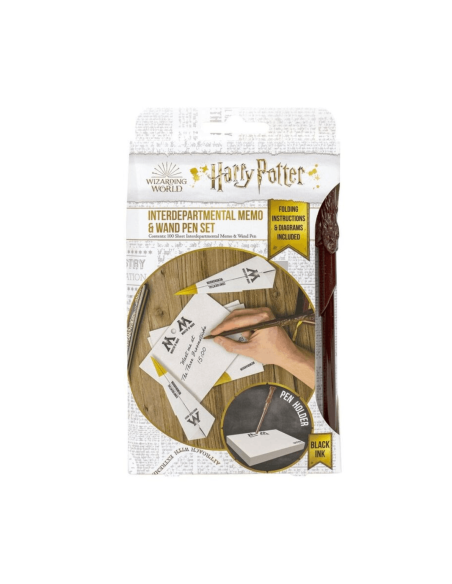 Set de Papelería Harry Potter Memos y Varita