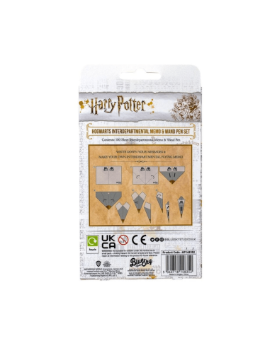 Set de Papelería Harry Potter Memos y Varita
