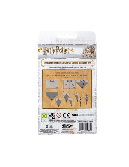 Set de Papelería Harry Potter Memos y Varita