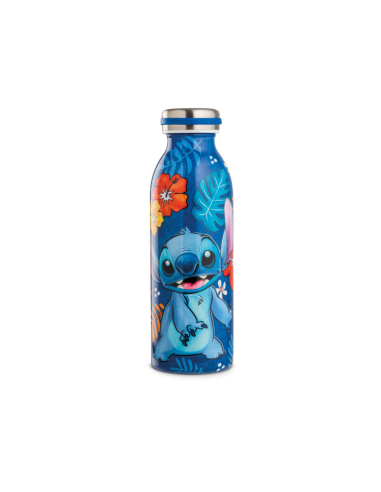 Botella térmica Azul Stitch con estuche 500ml