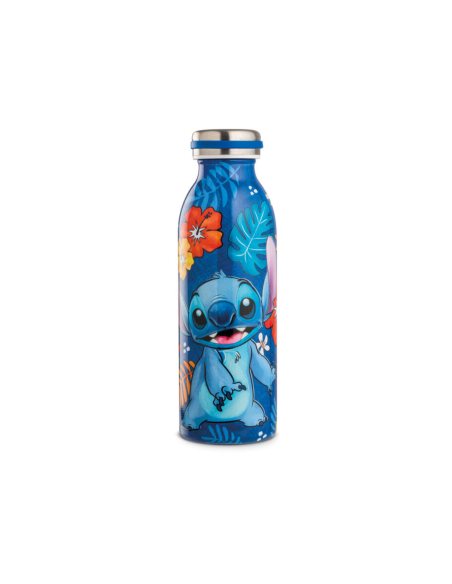 Botella térmica Azul Stitch con estuche 500ml