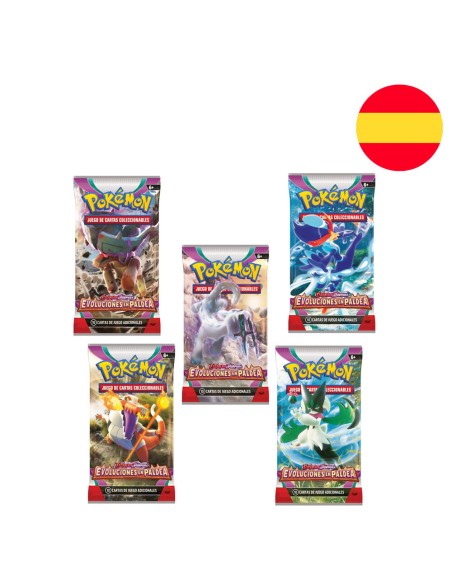 Sobre cartas Evoluciones en Paldea Pokemon español