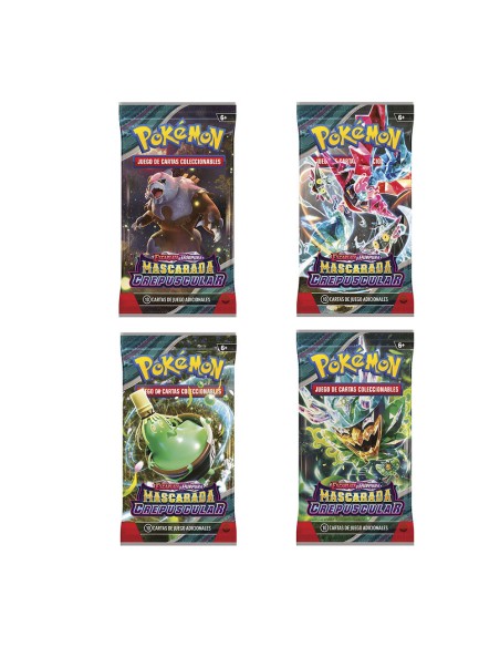 Sobre cartas Mascarada Crespuscular Pokemon Español