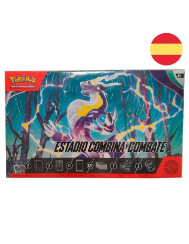 Estuche cartas Estadio Combina y Combate Pokemon
