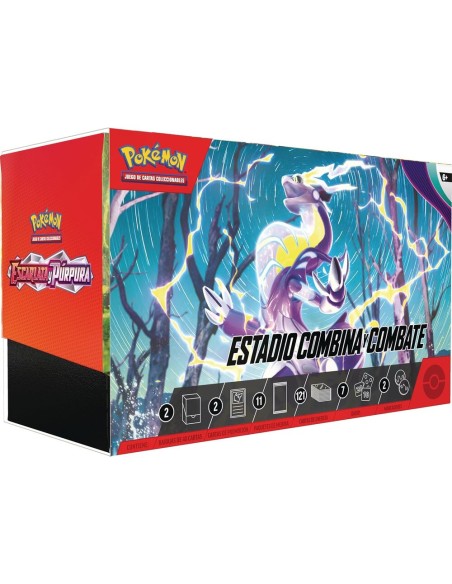 Estuche cartas Estadio Combina y Combate Pokemon