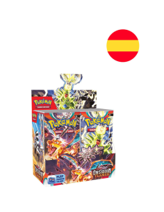 Sobre cartas Llamas Obsidianas Escarlata y Pupura Pokemon...