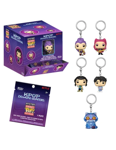 Llavero Pocket POP KPop Demon Hunters surtido