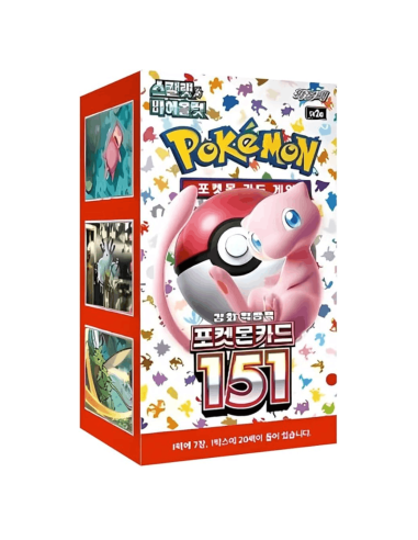 Pokémon TCG 151 (SV2a) – Caja Coreana Sellada
