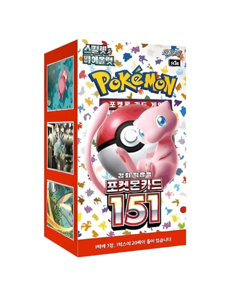 Pokémon TCG 151 (SV2a) – Caja Coreana Sellada