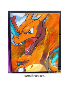 Cuadro Artesanal Charizard