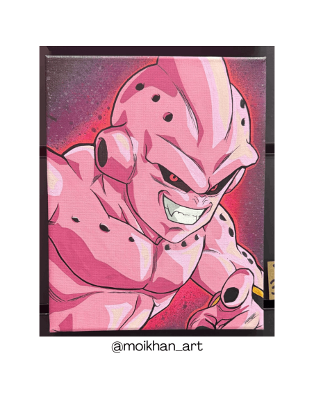 Cuadro Artesanal Majin Boo