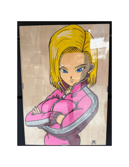 Cuadro de Madera Dragon  Ball C-18