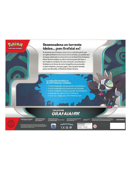 Blister cartas Grafaiai ex box Pokemon | Español