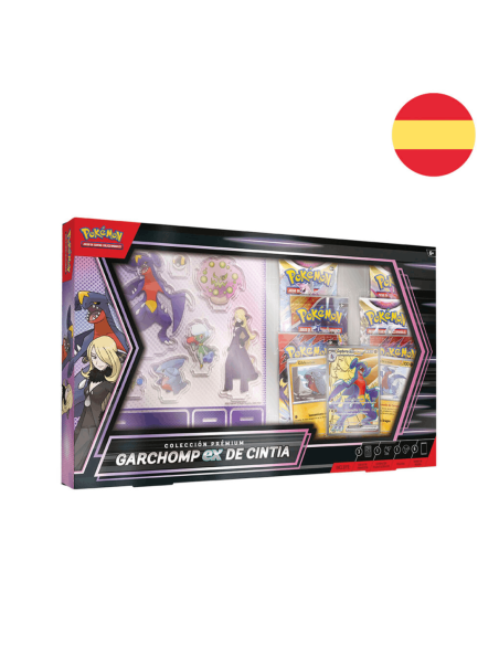 Blister cartas Garchomp ex de Cintia Juntos de Aventuras Pokemon |Español