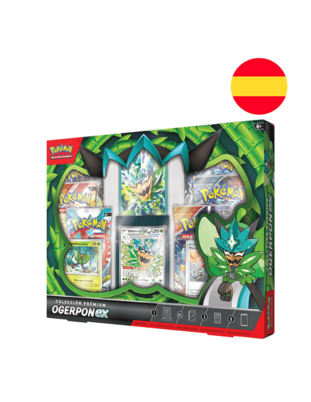 Estuche cartas Ogerpon EX Pokemon |Español