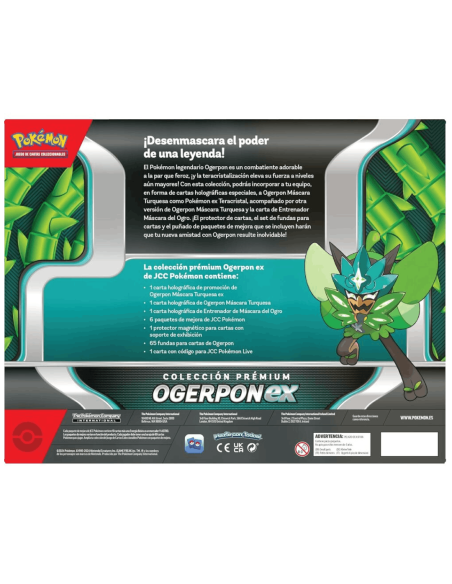 Estuche cartas Ogerpon EX Pokemon |Español