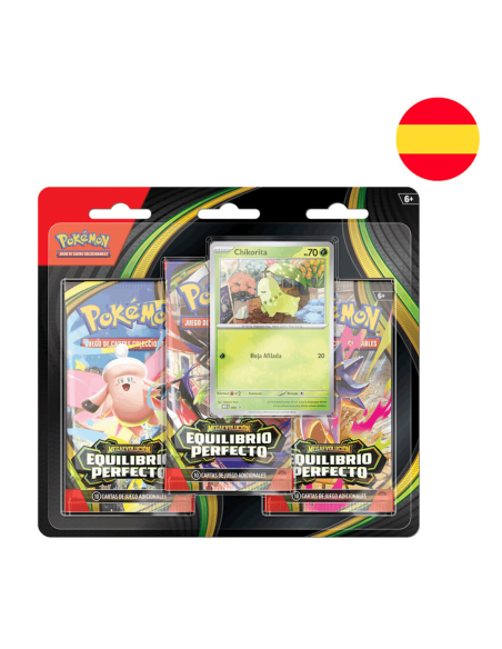 Blister cartas 3 sobres Equilibrio Perfecto Pokemon | Español