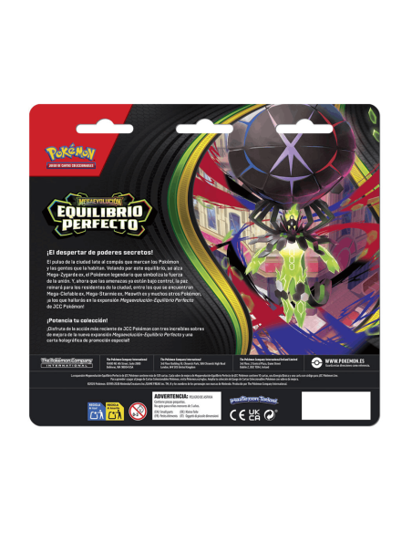 Blister cartas 3 sobres Equilibrio Perfecto Pokemon | Español