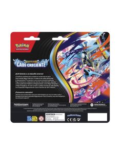 Blister 3 sobres cartas Caos Creciente Megaevolucion... 2