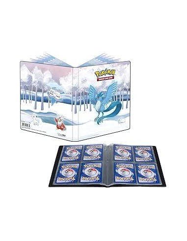 ALBUM POKEMON ARTICUNO 10 HOJAS 4 BOLSILLOS