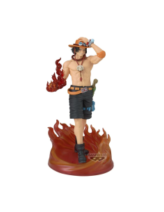 FIGURA BANPRESTO ONE PIECE THE SHUKKO LOGIA PORTGAS D.ACE...