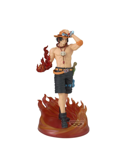 FIGURA BANPRESTO ONE PIECE THE SHUKKO LOGIA PORTGAS D.ACE SPECIAL EDITION