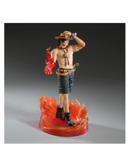 FIGURA BANPRESTO ONE PIECE THE SHUKKO LOGIA PORTGAS D.ACE SPECIAL EDITION