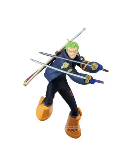 FIGURA BANPRESTO ONE PIECE BATTLE RECORD COLLECTION RORONOA ZORO 16CM