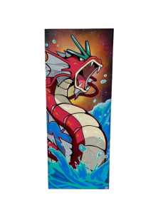 Cuadro Artesanal Gyarados Rojo