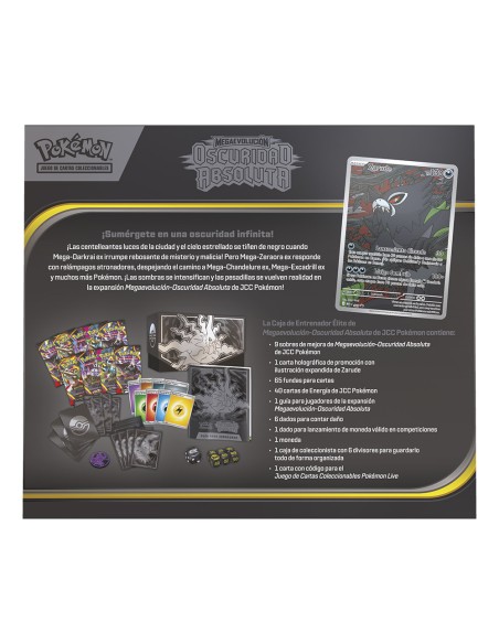 Pokémon JCC: Megaevolución-Oscuridad Absoluta – Caja de Entrenador Élite (Español)