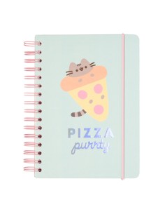 CUADERNO TAPA FORRADA A5 PUSHEEN FOODIE