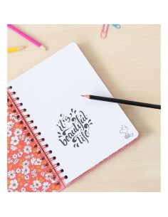CUADERNO TAPA FORRADA A5 SNOOPY LOVE YOURSELF 2