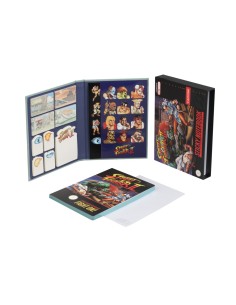 CUADERNO PREMIUM A5 CON STICKY NOTES Y FUNDA STREET FIGHTER