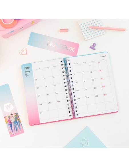 AGENDA ESCOLAR 2026/2027 SEMANA VISTA A5 12 MESES KPOP DEMON HUNTERS