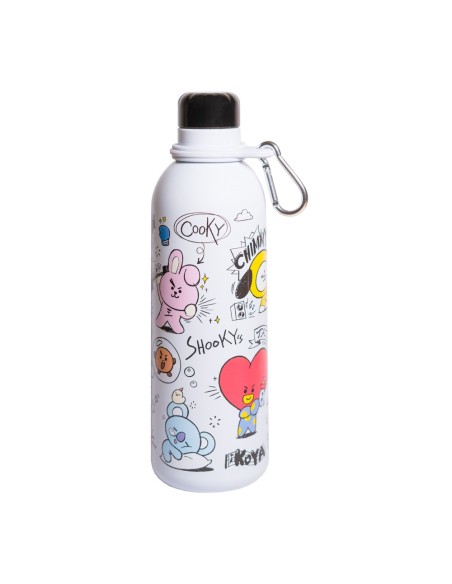 BOTELLA METALICA HOT&COLD 500ML BT21