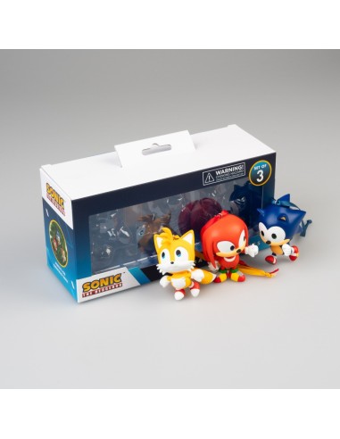 SET DE 3 ADORNOS DE NAVIDAD SONIC