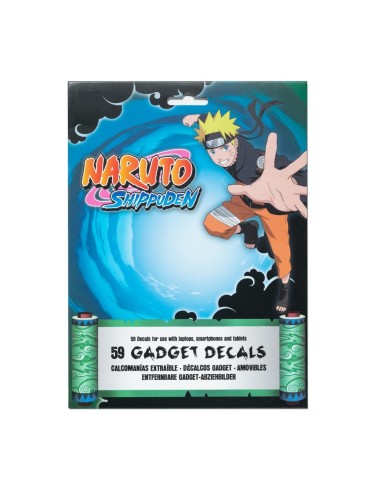 PEGATINAS REUTILIZABLES NARUTO SHIPPUDEN