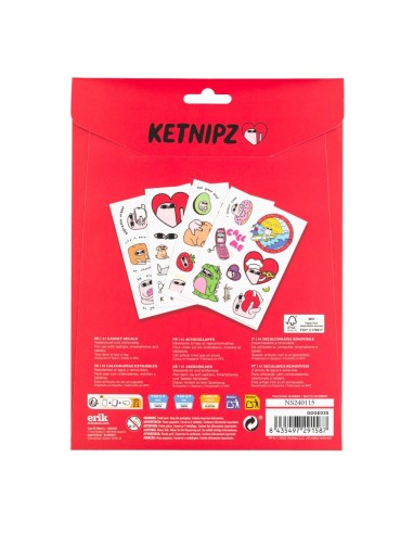 PEGATINAS REUTILIZABLES KETNIPZ