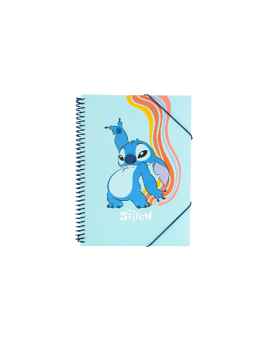 CARPETA DE FUNDAS A4 DISNEY STITCH WAVES