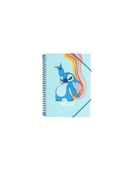 CARPETA DE FUNDAS A4 DISNEY STITCH WAVES
