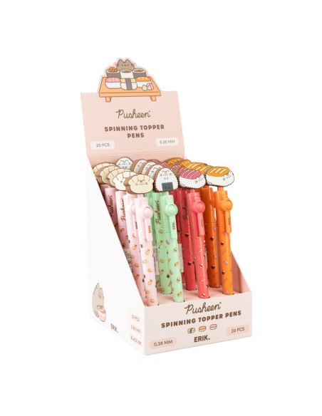 BOLIGRAFO ALEATORIO TOPPER GIRATORIO PUSHEEN SUSHI ROLL
