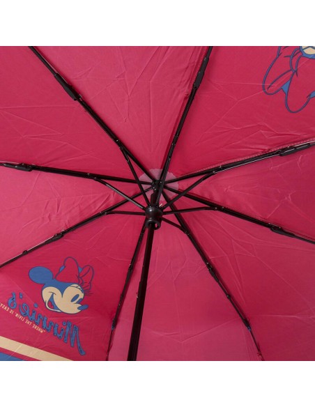 Paraguas escolar plegable Minnie Mouse estilo universitario 50 cm