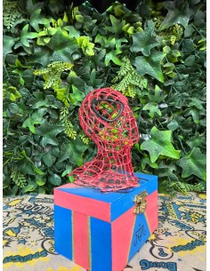 CAJA 3D ARTESANAL SPIDERMAN 2