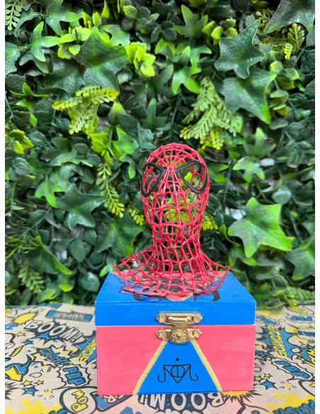 CAJA 3D ARTESANAL SPIDERMAN